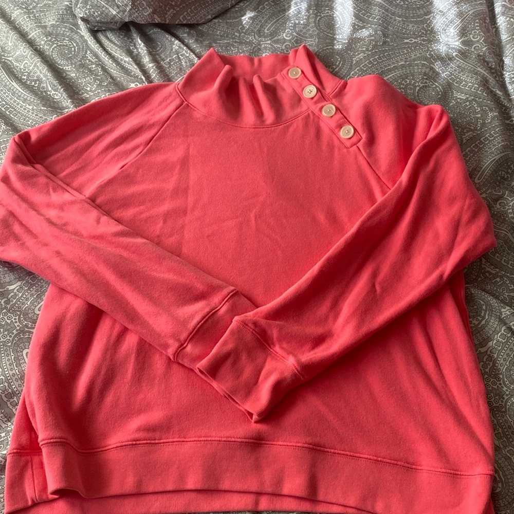 J Crew Bright Pink Sweatshirt